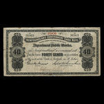 Canada, Terre-Neuve - Département des travaux publics, 40 cents <br /> 1901