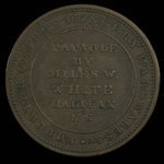 Canada, Miles W. White, 1/2 penny <br /> 1815