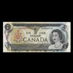 Canada, Banque du Canada, 1 dollar <br /> 1973