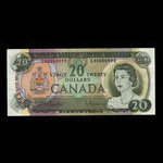 Canada, Banque du Canada, 20 dollars <br /> 1969