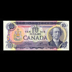 Canada, Banque du Canada, 10 dollars <br /> 1971