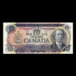 Canada, Banque du Canada, 10 dollars <br /> 1971