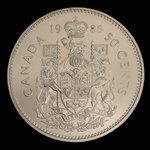 Canada, Élisabeth II, 50 cents <br /> 1986