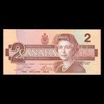 Canada, Banque du Canada, 2 dollars <br /> 1986