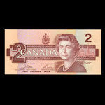 Canada, Banque du Canada, 2 dollars <br /> 1986