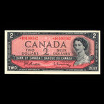 Canada, Banque du Canada, 2 dollars <br /> 1954