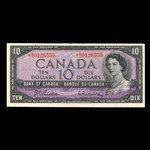 Canada, Banque du Canada, 10 dollars <br /> 1954