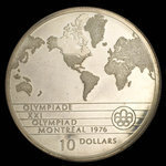 Canada, Élisabeth II, 10 dollars <br /> 1973