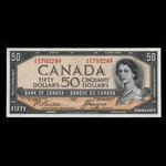 Canada, Banque du Canada, 50 dollars <br /> 1954
