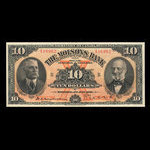 Canada, Molsons Bank, 10 dollars <br /> 2 juillet 1918
