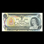 Canada, Banque du Canada, 1 dollar <br /> 1973