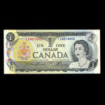 Canada, Banque du Canada, 1 dollar <br /> 1973