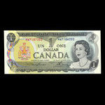 Canada, Banque du Canada, 1 dollar <br /> 1973
