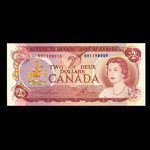 Canada, Banque du Canada, 2 dollars <br /> 1974