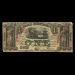 Canada, Banque de Montréal, 1 dollar <br /> 1 janvier 1849