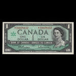 Canada, Banque du Canada, 1 dollar <br /> 1967