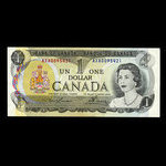 Canada, Banque du Canada, 1 dollar <br /> 1973
