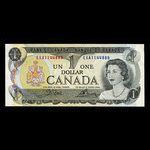 Canada, Banque du Canada, 1 dollar <br /> 1973