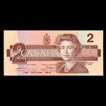 Canada, Banque du Canada, 2 dollars <br /> 1986