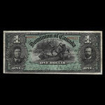 Canada, Dominion du Canada, 1 dollar <br /> 2 juillet 1897