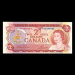 Canada, Banque du Canada, 2 dollars <br /> 1974