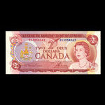 Canada, Banque du Canada, 2 dollars <br /> 1974