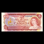 Canada, Banque du Canada, 2 dollars <br /> 1974