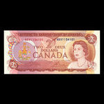 Canada, Banque du Canada, 2 dollars <br /> 1974