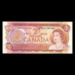 Canada, Banque du Canada, 2 dollars <br /> 1974