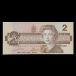 Canada, Banque du Canada, 2 dollars <br /> 1986