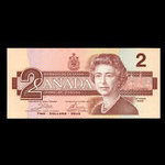 Canada, Banque du Canada, 2 dollars <br /> 1986