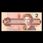 Canada, Banque du Canada, 2 dollars <br /> 1986