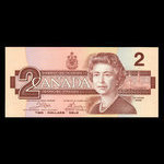Canada, Banque du Canada, 2 dollars <br /> 1986