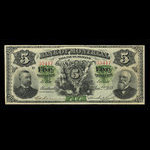 Canada, Banque de Montréal, 5 dollars <br /> 2 janvier 1888
