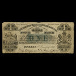 Canada, Bank of British North America, 1 dollar <br /> 1 janvier 1856