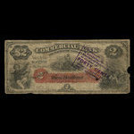 Canada, Commercial Bank of Newfoundland, 2 dollars <br /> 3 janvier 1888