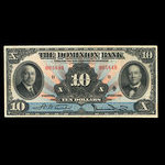 Canada, Dominion Bank, 10 dollars <br /> 1 février 1931