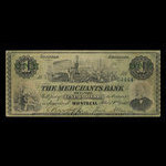Canada, Merchants Bank of Canada (The), 1 dollar <br /> 2 mars 1868