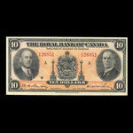 Canada, Banque Royale du Canada, 10 dollars <br /> 2 janvier 1935