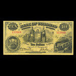 Canada, Bank of Toronto (The), 10 dollars <br /> 2 janvier 1937