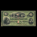 Canada, La Banque Nationale, 6 dollars <br /> 28 mai 1870