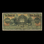 Canada, Banque Nouvelle-Écosse, 100 dollars <br /> 3 janvier 1911