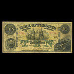 Canada, Bank of Toronto (The), 10 dollars <br /> 1 juin 1892