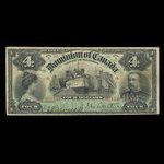 Canada, Dominion du Canada, 4 dollars <br /> 2 janvier 1902