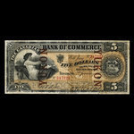 Canada, Canadian Bank of Commerce, 5 dollars <br /> 2 janvier 1892