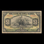 Jamaïque, Banque Nouvelle-Écosse, 1 livre(anglaise) <br /> 2 janvier 1930