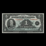 Canada, Banque du Canada, 1 dollar <br /> 1935