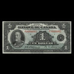 Canada, Banque du Canada, 1 dollar <br /> 1935