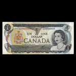 Canada, Banque du Canada, 1 dollar <br /> 1973