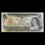 Canada, Banque du Canada, 1 dollar <br /> 1973